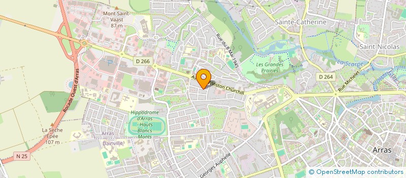 localisation de l'entreprise MONSIEUR HAMZA BENAOUDA à ARRAS