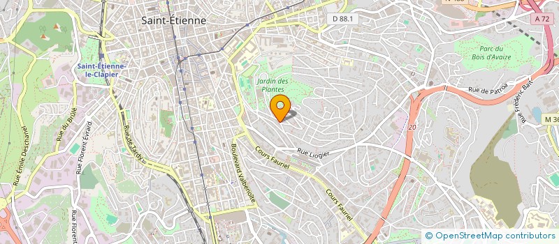 localisation de l'entreprise MONSIEUR HAMZA BENBOUZID  SAINT-ETIENNE