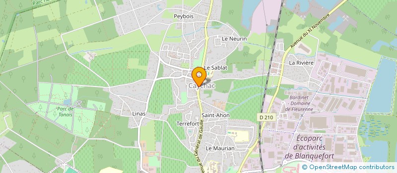 localisation de l'entreprise MONSIEUR HAMZA BENJALLOUN à BLANQUEFORT
