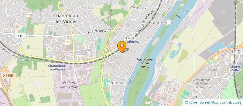 localisation de l'entreprise MONSIEUR HAMZA BENJILLALI  ANDRESY