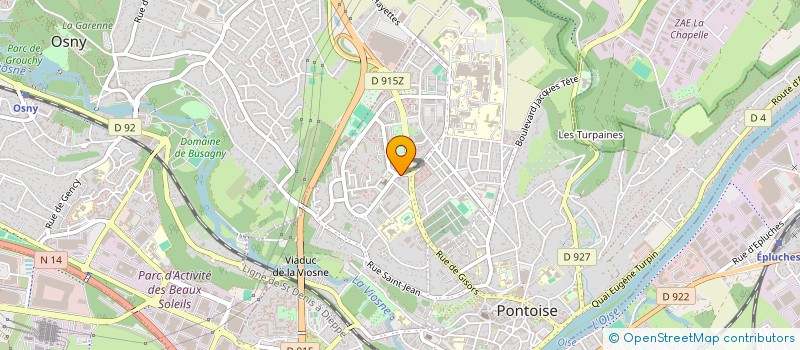 localisation de l'entreprise MONSIEUR HAMZA BENKHALED à PONTOISE
