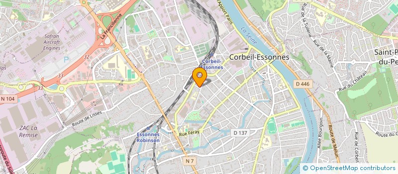 localisation de l'entreprise MONSIEUR HAMZA BENKHAY à CORBEIL-ESSONNES