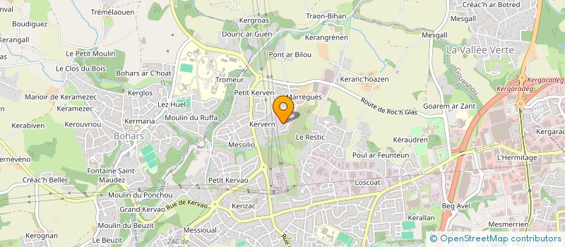 localisation de l'entreprise MONSIEUR HAMZA BENKHOUJA à BREST