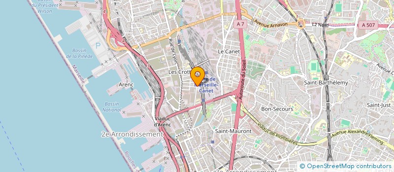 localisation de l'entreprise MONSIEUR HAMZA BENMAKHLOUF à MARSEILLE