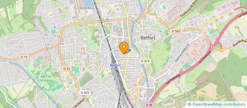 localisation de l'entreprise MONSIEUR HAMZA BENNACER à BELFORT