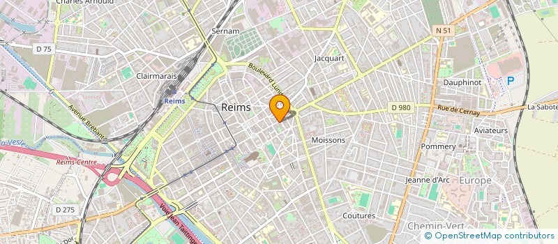 localisation de l'entreprise MONSIEUR HAMZA BENSAOU  REIMS