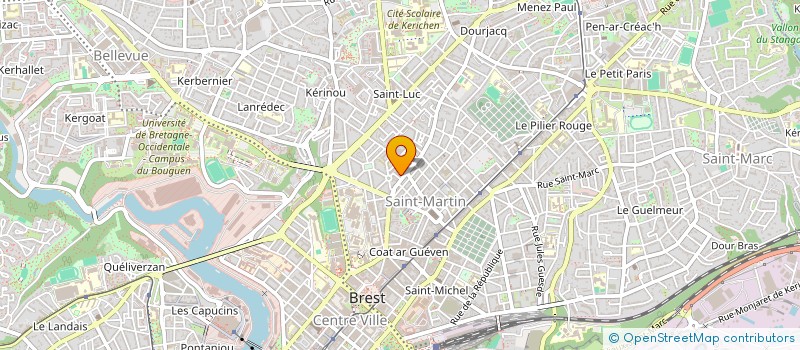 localisation de l'entreprise MONSIEUR HAMZA BENYAHIA à BREST