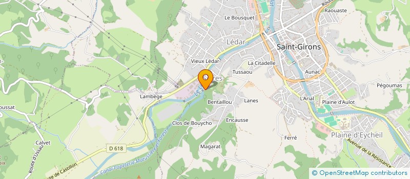 localisation de l'entreprise MONSIEUR HAMZA BERGUIGA à SAINT-GIRONS