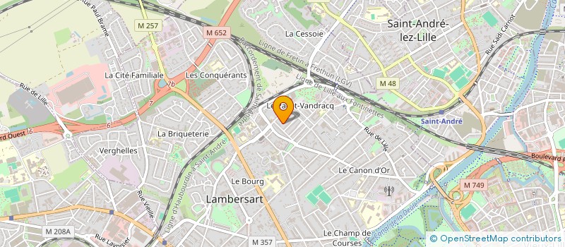 localisation de l'entreprise MONSIEUR HAMZA BEZZAZ à LAMBERSART