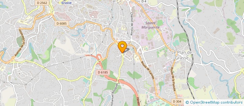 localisation de l'entreprise MONSIEUR HAMZA BICHRI à GRASSE