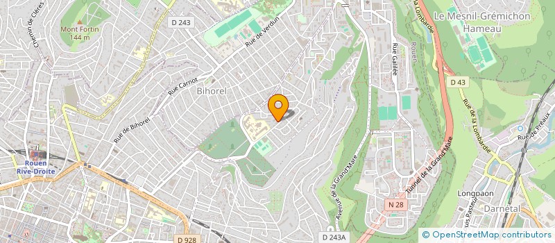 localisation de l'entreprise MONSIEUR HAMZA BILALA  ROUEN