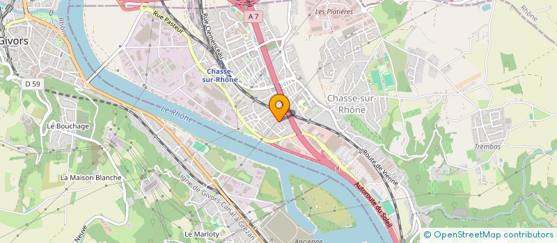 localisation de l'entreprise MONSIEUR HAMZA BOUAZIZI  CHASSE-SUR-RHONE