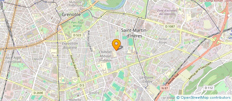 localisation de l'entreprise MONSIEUR HAMZA BOUDINAR à GRENOBLE