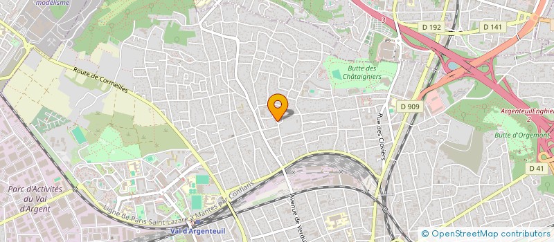 localisation de l'entreprise MONSIEUR HAMZA BOUDJEMIA  ARGENTEUIL