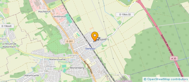 localisation de l'entreprise MONSIEUR HAMZA BOUDJIDJ  SIERENTZ