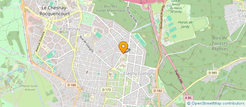 localisation de l'entreprise MONSIEUR HAMZA BOUJARDINE à VERSAILLES