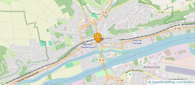 localisation de l'entreprise MONSIEUR HAMZA BOUJRA  MEULAN-EN-YVELINES