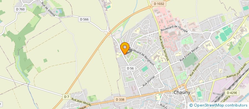 localisation de l'entreprise MONSIEUR HAMZA BOUJTAT à CHAUNY