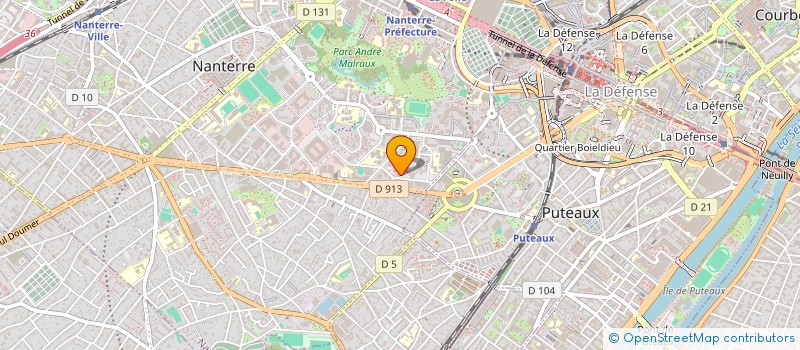 localisation de l'entreprise MONSIEUR HAMZA BOUKABOUS  NANTERRE