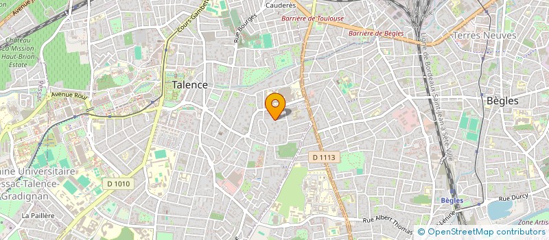 localisation de l'entreprise MONSIEUR HAMZA BOULAALA  TALENCE