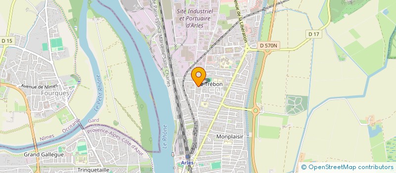 localisation de l'entreprise MONSIEUR HAMZA BOULEGHLEM  ARLES