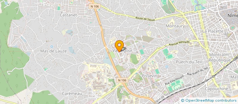 localisation de l'entreprise MONSIEUR HAMZA BOURA OUSSENI  NIMES