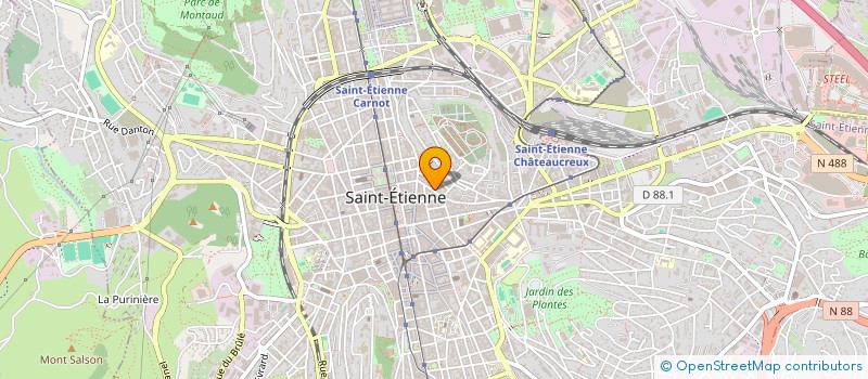 localisation de l'entreprise MONSIEUR HAMZA BOUROUBA  SAINT-ETIENNE