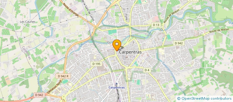 localisation de l'entreprise MONSIEUR HAMZA BOUZAZI à CARPENTRAS