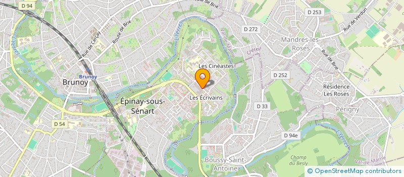 localisation de l'entreprise MONSIEUR HAMZA BRUNEL  EPINAY-SOUS-SENART