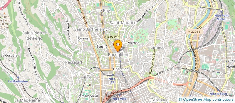 localisation de l'entreprise MONSIEUR HAMZA CAOUCABI à NICE