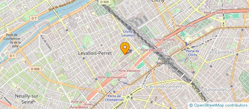 localisation de l'entreprise MONSIEUR HAMZA CHAIB à LEVALLOIS-PERRET