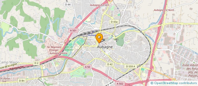 localisation de l'entreprise MONSIEUR HAMZA CHAIB  AUBAGNE