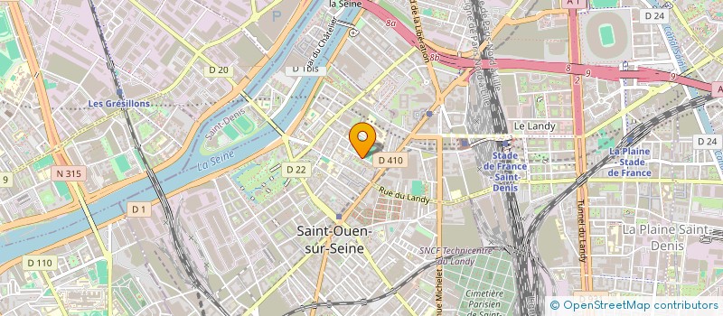 localisation de l'entreprise MONSIEUR HAMZA CHAIHAB à SAINT-OUEN-SUR-SEINE
