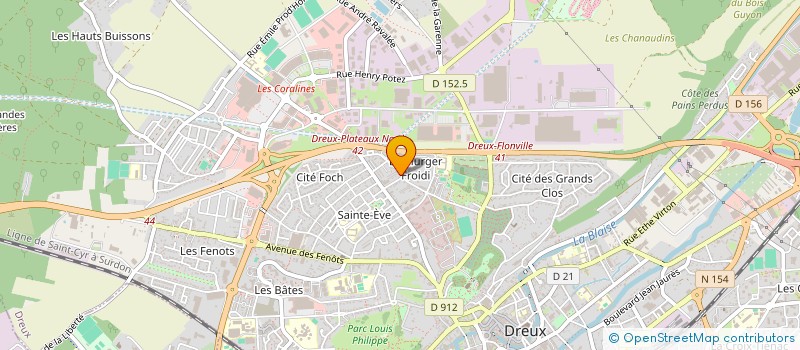 localisation de l'entreprise MONSIEUR HAMZA CHAKOUR à DREUX