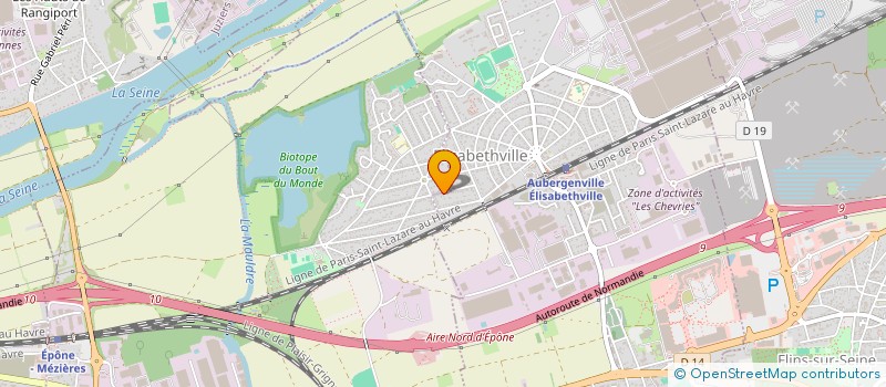 localisation de l'entreprise MONSIEUR HAMZA CHALAL  AUBERGENVILLE