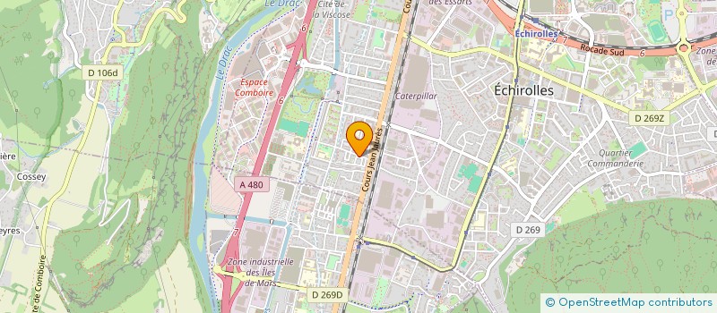 localisation de l'entreprise MONSIEUR HAMZA CHAMKHI  ECHIROLLES