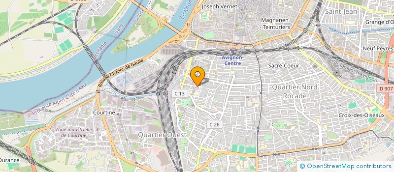 localisation de l'entreprise MONSIEUR HAMZA CHARRAH  AVIGNON