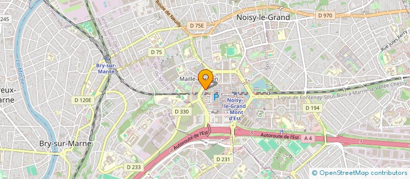 localisation de l'entreprise MONSIEUR HAMZA CHENTOUT  NOISY-LE-GRAND