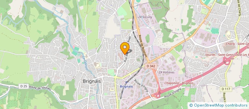 localisation de l'entreprise MONSIEUR HAMZA CHERNI  BRIGNAIS