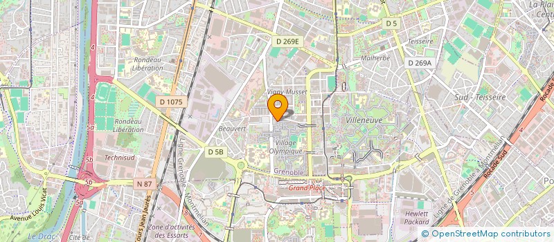 localisation de l'entreprise MONSIEUR HAMZA CULDUR  GRENOBLE