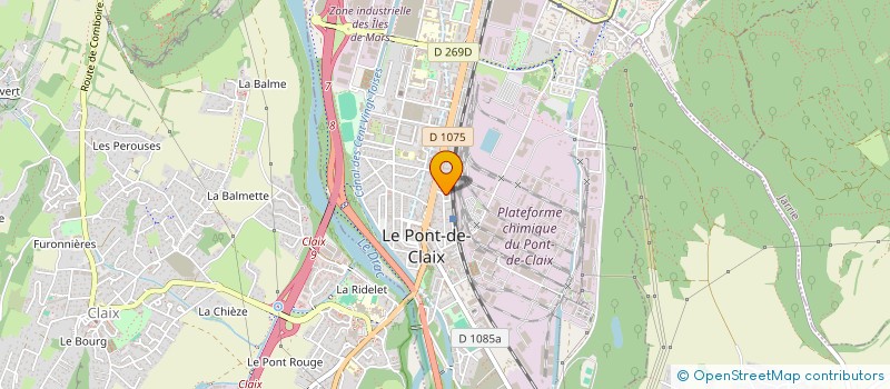 localisation de l'entreprise MONSIEUR HAMZA DADACHE  LE PONT-DE-CLAIX