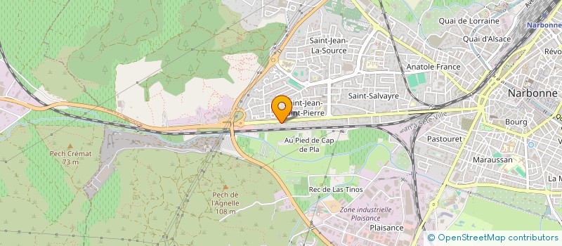 localisation de l'entreprise MONSIEUR HAMZA DERFOUF  NARBONNE