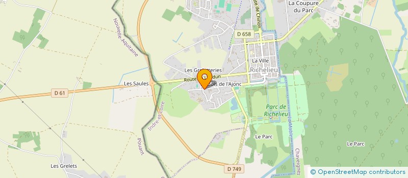 localisation de l'entreprise MONSIEUR HAMZA DESPRES  RICHELIEU