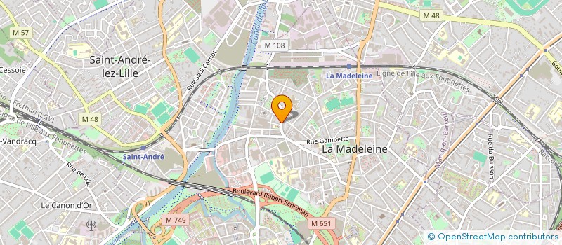 localisation de l'entreprise MONSIEUR HAMZA DOUKAR à LA MADELEINE