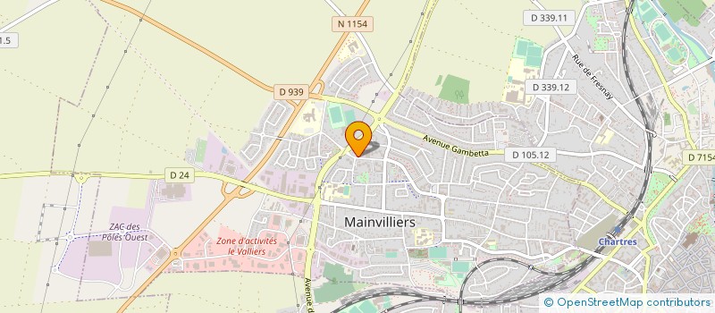 localisation de l'entreprise MONSIEUR HAMZA DRAME à MAINVILLIERS