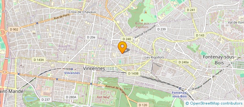 localisation de l'entreprise MONSIEUR HAMZA EL AIDI à VINCENNES