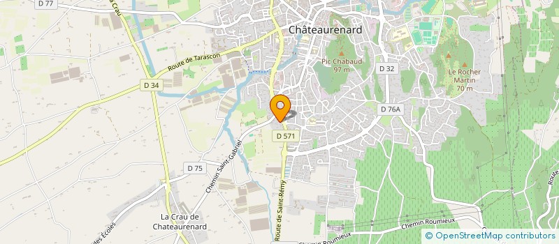 localisation de l'entreprise MONSIEUR HAMZA EL AOURAOUI à CHATEAURENARD