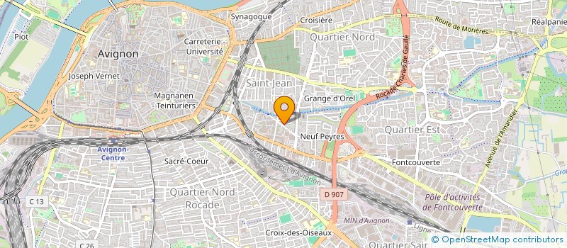 localisation de l'entreprise MONSIEUR HAMZA EL ARROUCH  AVIGNON