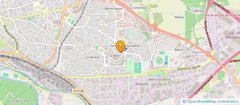 localisation de l'entreprise MONSIEUR HAMZA EL BADAOUY  BEZIERS