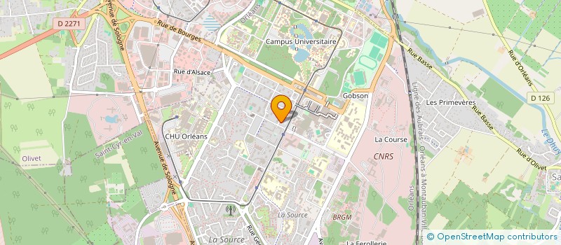 localisation de l'entreprise MONSIEUR HAMZA EL-BOUAZZAOUI TAJAOUNT à ORLEANS